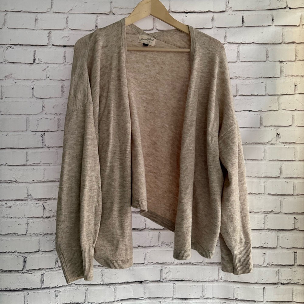 Universal Thread Light Tan‎ Open-Front Cardigan